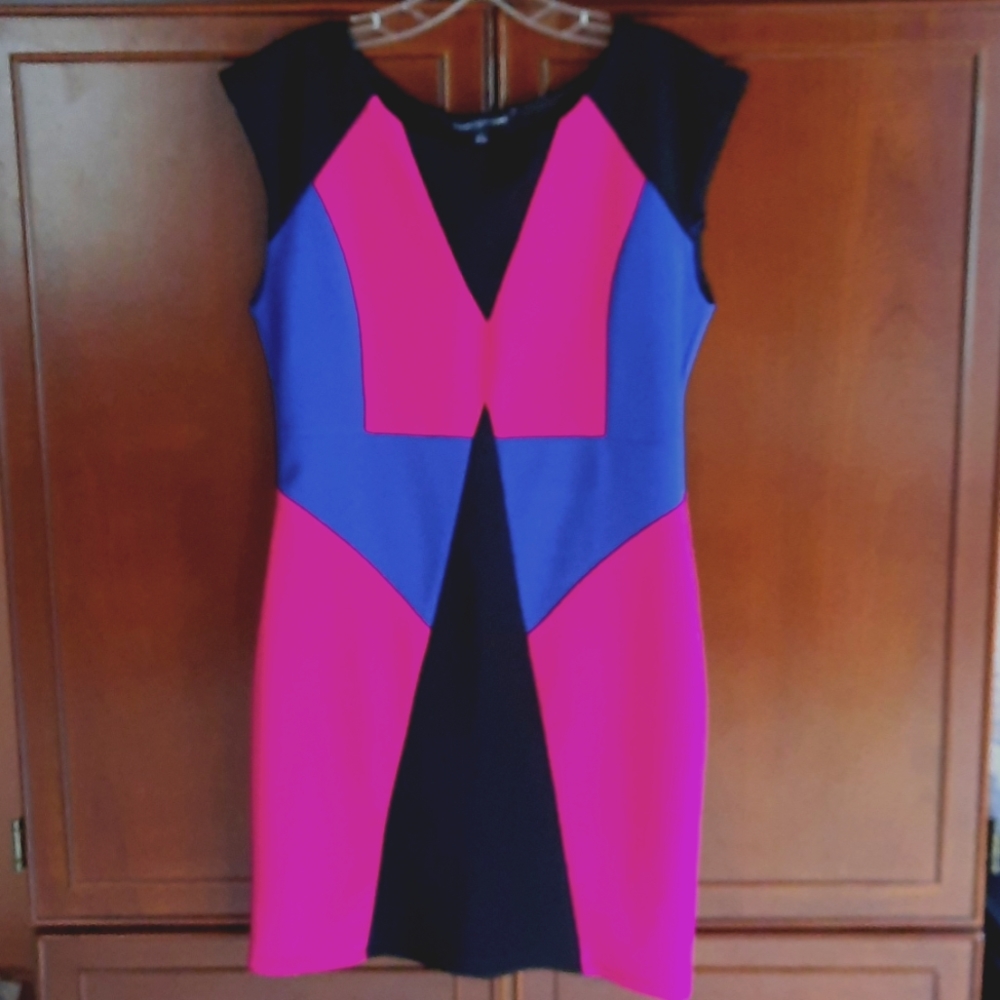 Jones of New York Color Block Dress